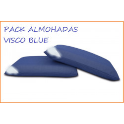 PACK ALMOHADAS VISCO BLUE
